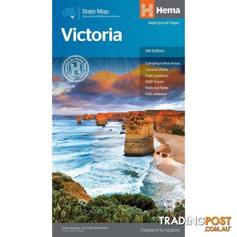 Hema Victoria State Map (9th Edition)
