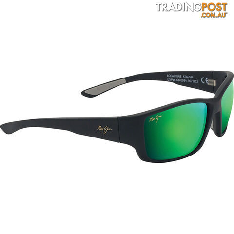 Maui Jim Men's Local Kine Sunglasses with Green Lens