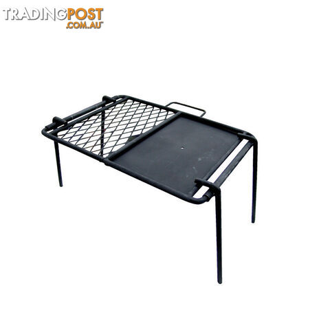 Campfire Mesh Grill and Flat Plate Combo 46x33cm