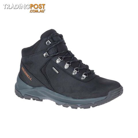 Merrell Menâs Erie Leather Mid Waterproof Hiking Shoes