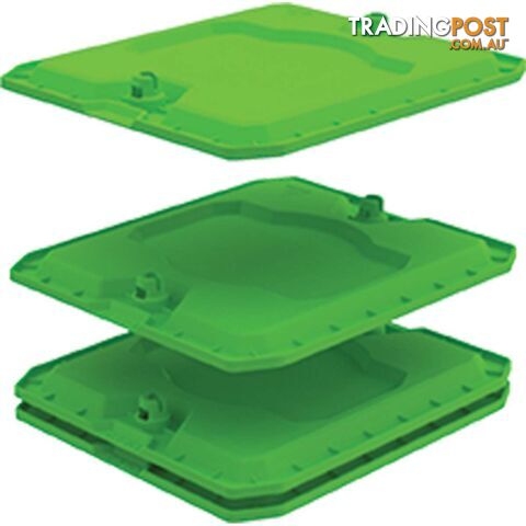 TRED GT Anti Sink Plate Fluro Green 4 Pack