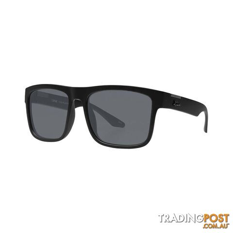 Liive Menâs Vudu Polarised Sunglasses Black with Black Lens