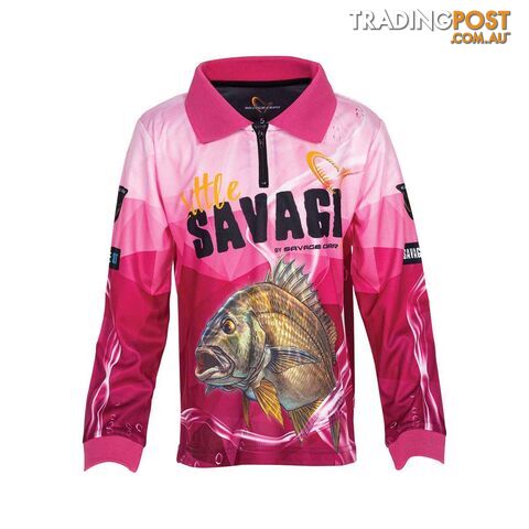 Savage Gear Kids' Little Savage Bream Sublimated Polo