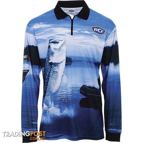 BCF Men's Need a Bigger Boat Sublimated Polo