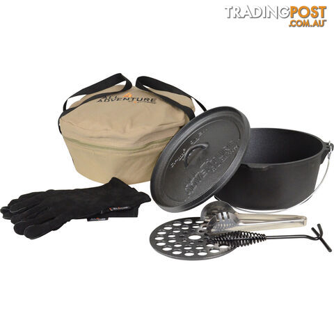 All 4 Adventure 7.5QT Cast Iron 6pc Set