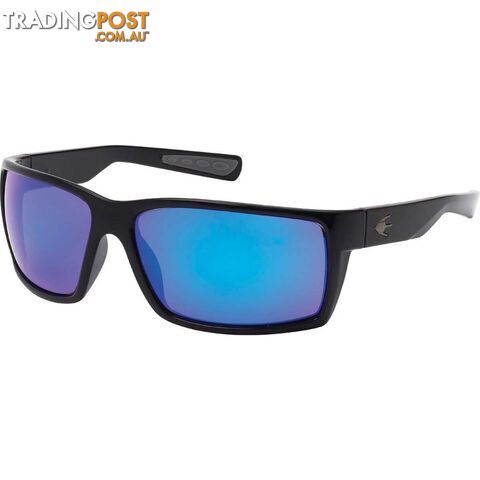 Stingray Cobia Polarised Sunglasses Black with Blue Lens