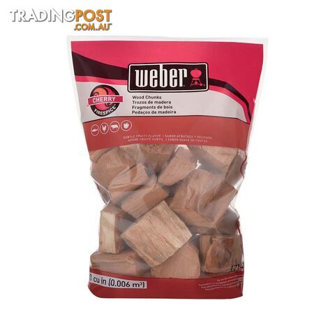 Weber Cherry Wood Chunks 1.8kg