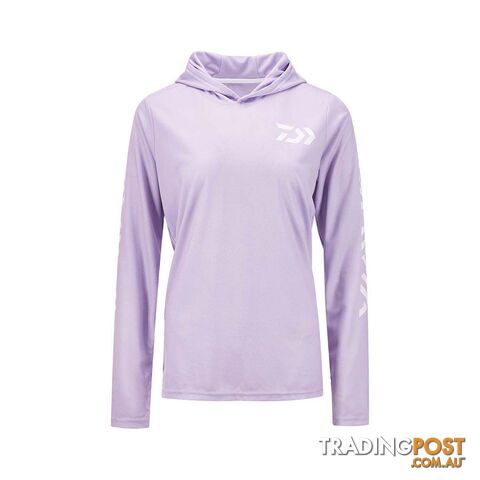 Daiwa Women's Lilac Hooded Sublimated Polo