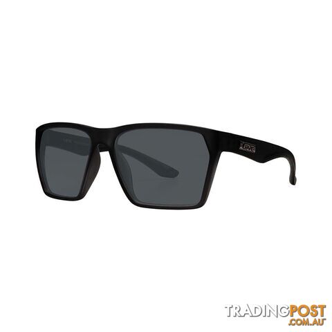 Liive Menâs Rincon Polarised Sunglasses Black with Black Lens