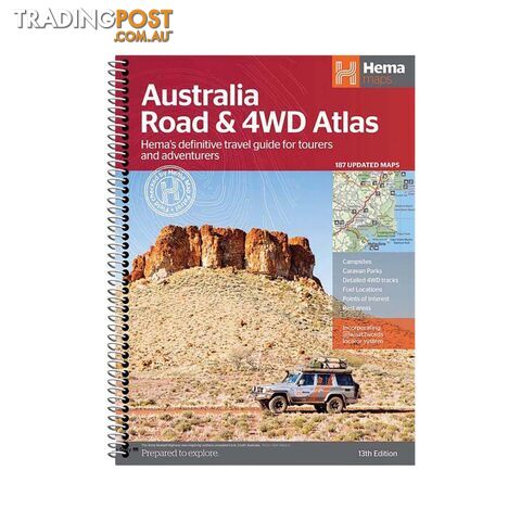 Hema Australia Road and 4WD Atlas