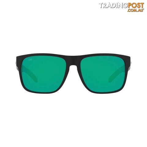 Costa Spearo XL Men's Sunglasses Black with Green Lens
