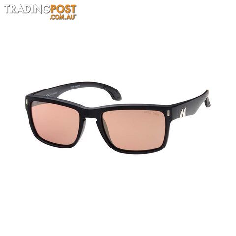 MAKO GT Polarised Men's Sunglasses Black with Orange Lens