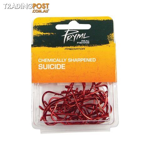 Pryml Predator Red Suicide Bulk Pack Hooks