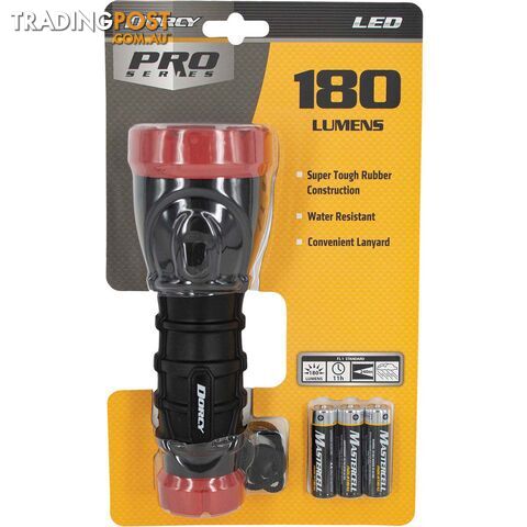 Dorcy 180 Lumen 3AA LED Pro Series Torch