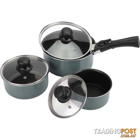 Wanderer Non Stick Saucepan Set 3 Piece