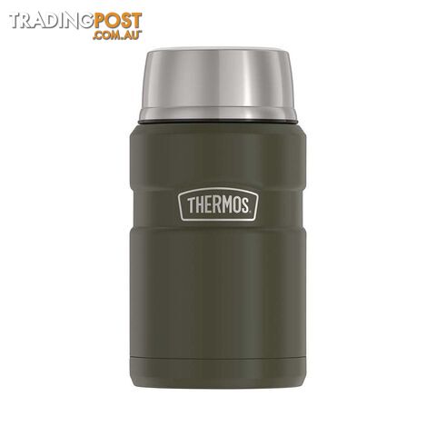 Thermos King Vacuum Insulated Food Jar 710ml Matte Army