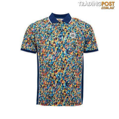 TradeMutt Men's Graphic Short Sleeve Sublimated Polo