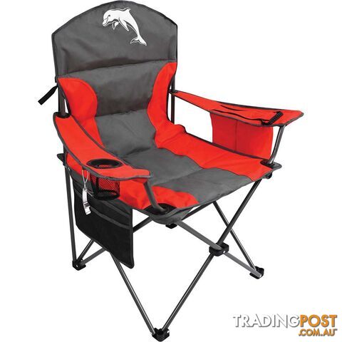 NRL Redcliffe Dolphins Camp Chair 130kg