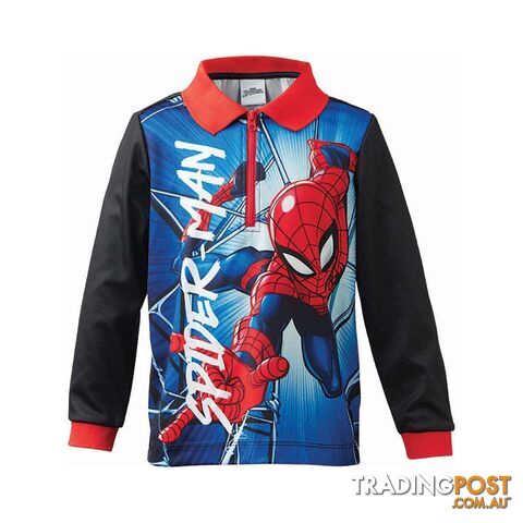 Marvel Kids' Spiderman Sublimated Polo