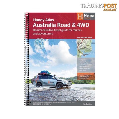 Hema Australia Road and 4WD Handy Atlas