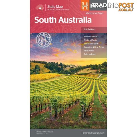 Hema South Australia State Map (8th Edition)