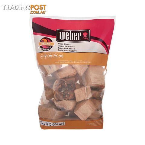 Weber Pecan Wood Chunks 1.8kg