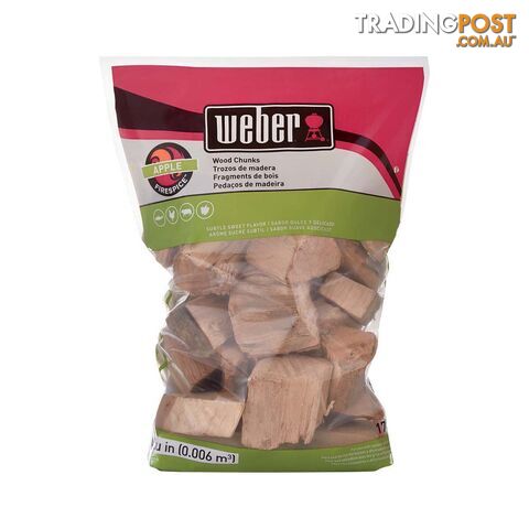 Weber Apple Wood Chunks 1.8kg