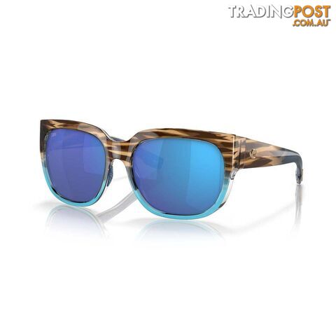 Costa Water Woman 2 Polarised Sunglasses Brown with Blue Lens