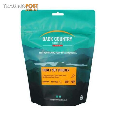 Back Country Cuisine Freeze Dried Honey Soy Chicken 2 Serves