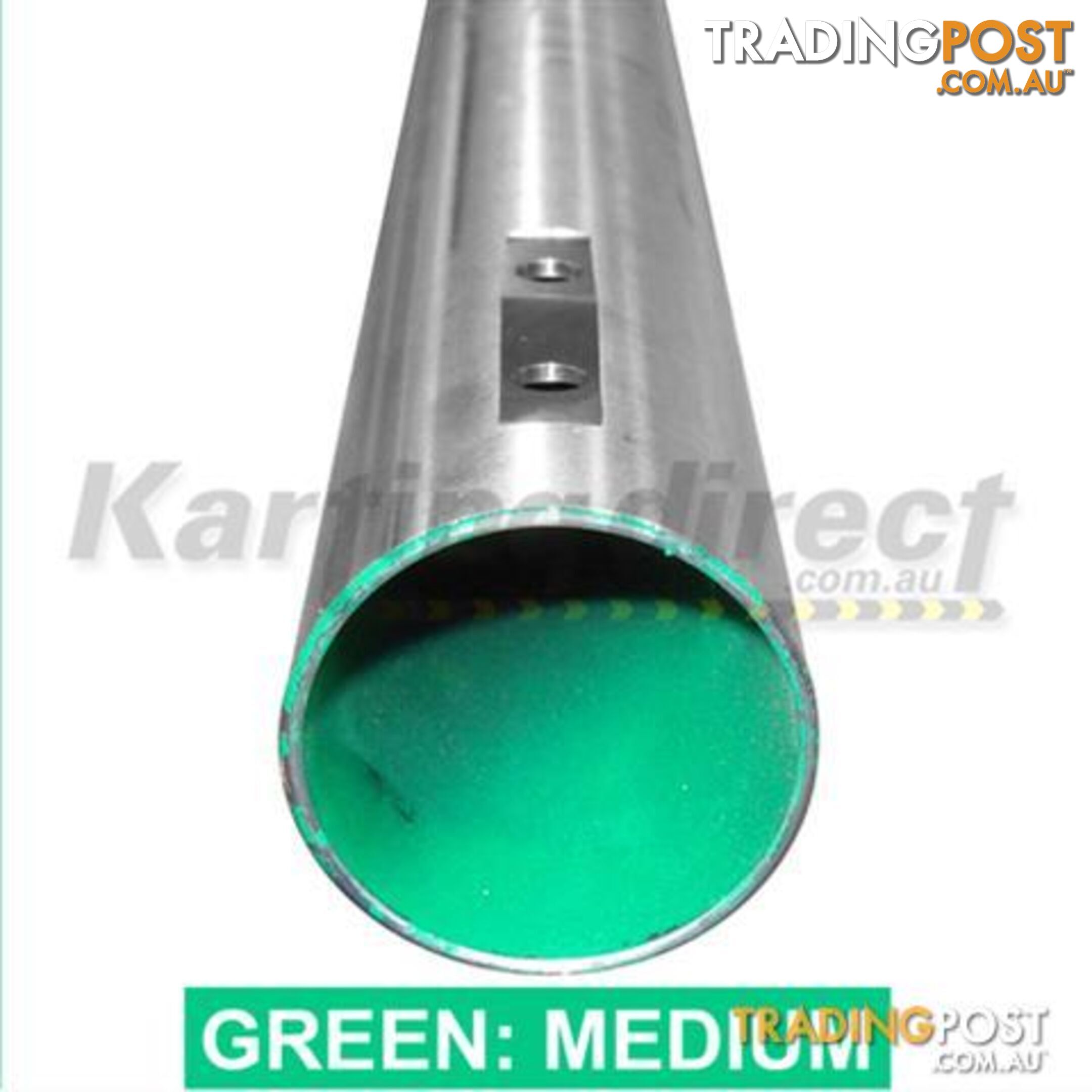 Go Kart Axle Prodezine 40mm 1040mm Medium GREEN Standard 8mm 2 Peg Keyways - OTK Compatible ( not included ) - ALL BRAND NEW !!!