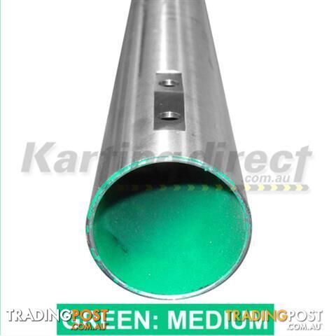 Go Kart Axle Prodezine 40mm 1040mm Medium GREEN Standard 8mm 2 Peg Keyways - OTK Compatible ( not included ) - ALL BRAND NEW !!!