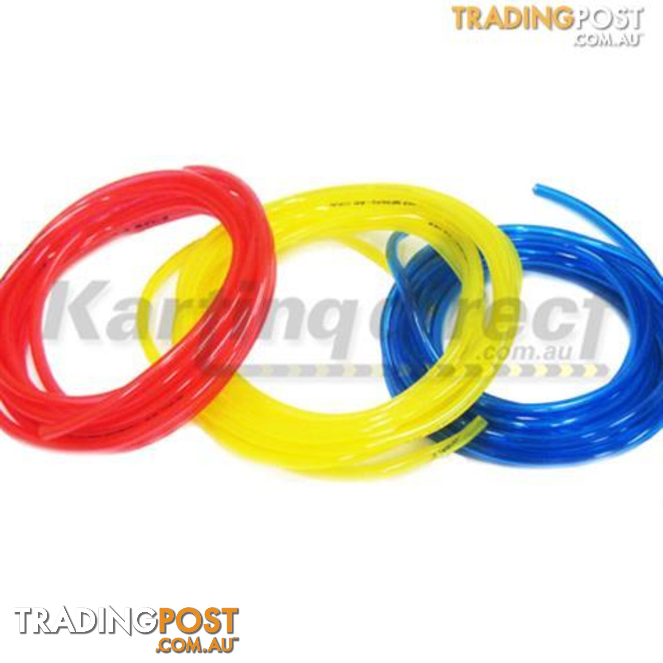 Go Kart MG Red FULL SET TYRES W/ 3M FUEL LINE AND 2 HI FLOW FUEL FILTERS Full set on MG YELLOW tyres 3m Fuel Line, your choice between red, yellow, blue or clear. Please leave a message when checking out, if no message is left a random colour will be sent