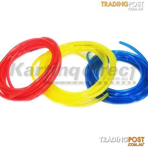 Go Kart MG Red FULL SET TYRES W/ 3M FUEL LINE AND 2 HI FLOW FUEL FILTERS Full set on MG YELLOW tyres 3m Fuel Line, your choice between red, yellow, blue or clear. Please leave a message when checking out, if no message is left a random colour will be sent