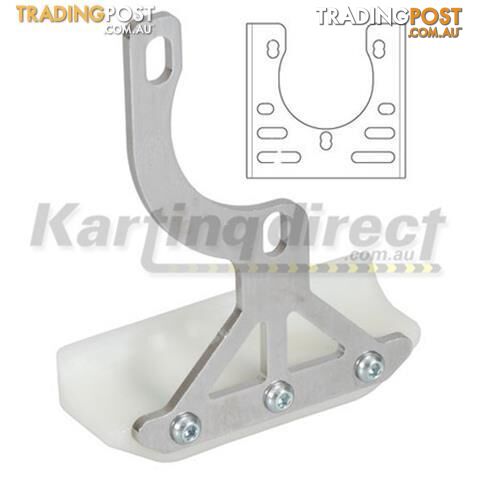 Go Kart Frame Slider Protector. Bolts to the bearing hanger to protect sprocket side or brake disc - ALL BRAND NEW !!!