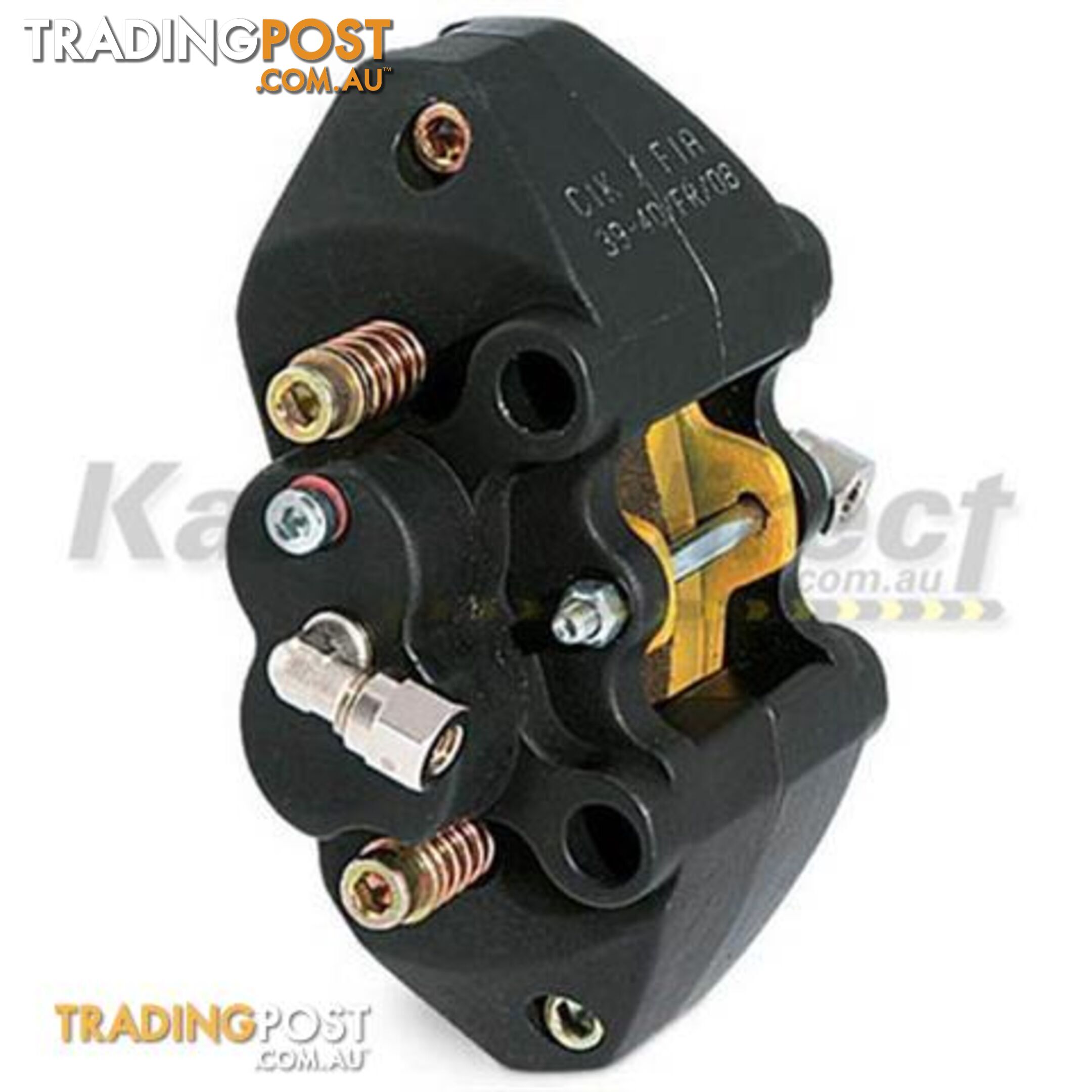 Go Kart Brake Caliper 4 Spot Black Italian Made - ALL BRAND NEW !!!