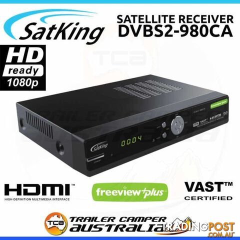 SatKing Vast TV Satellite Receiver Twin Tuner Set Top Box PVR DVBS2-980CA