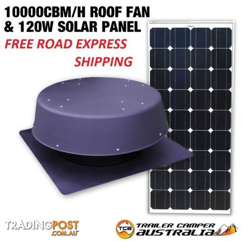 Solarking 600MM Commercial Solar Roof Ventilation Fan Heat Extraction