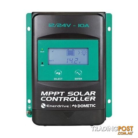 ENERDRIVE MPPT SOLAR CONTROLLER W/DISPLAY - 10AMP 12/24V