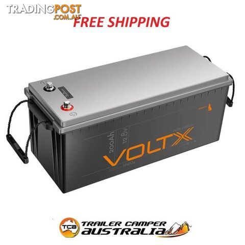 VoltX RV 12V 200Ah Lithium Ion Battery with BMS