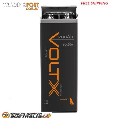 VoltX Slim 12V 200Ah Lithium Ion Battery Premium