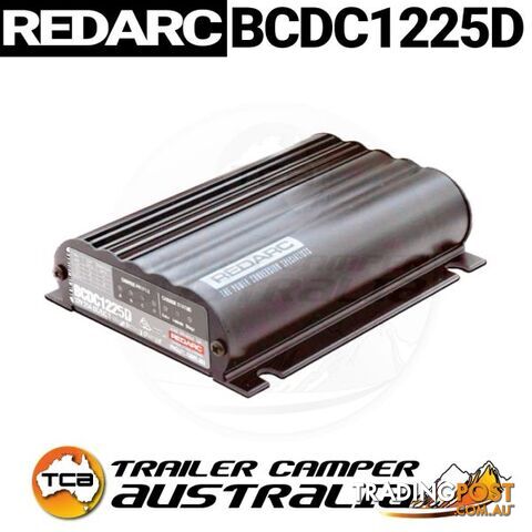 Redarc BCDC1225D 25A DC to DC 12v Battery Charger MPPT Solar Input