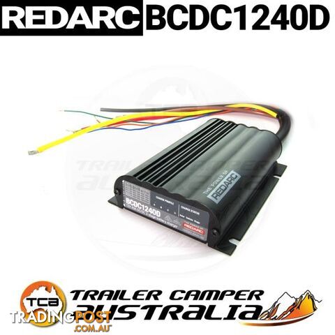 Redarc BCDC1240D 40 Amp DC to DC Battery Charger MPPT Solar Input
