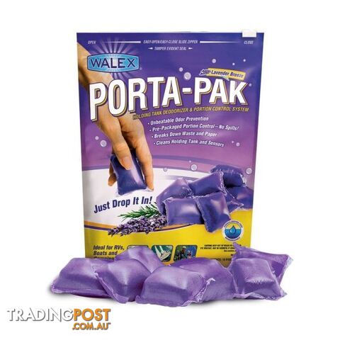 Walex Lavender Breeze Porta Pak Toilet Chemical 15 Sachets
