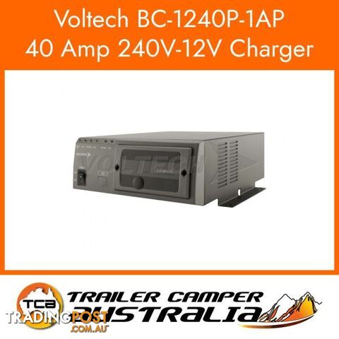 Voltech 40A 240V AC 12V Battery Charger BC-1240P-1AP Anderson Plug