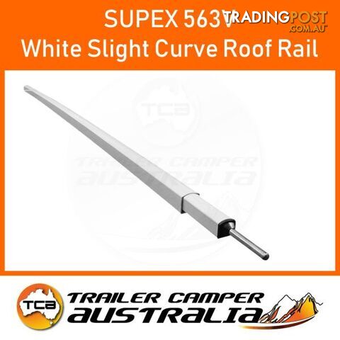 Supex Slight Curve Roof Rail White