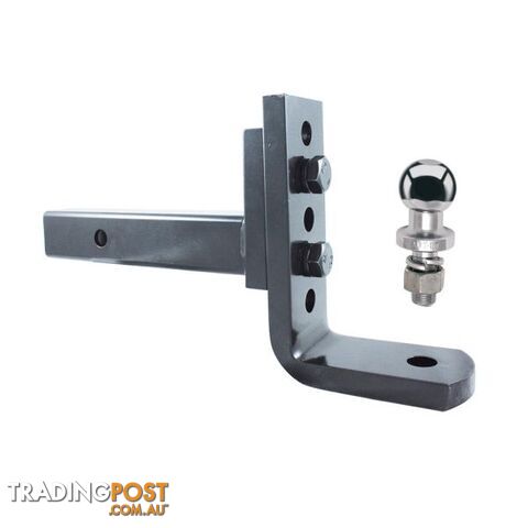 Ark 50mm Adjustable Drop Hitch Tow ball mount with towball 2500kg Rated ADR TBHA30B
