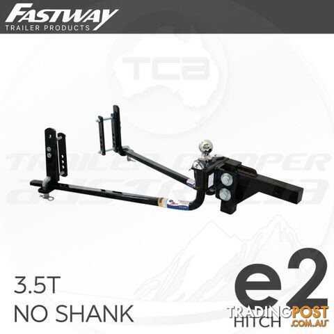 Fastway E2 Round Bar Sway Control WDH Weight Distribution Hitch 3.5T No Shank