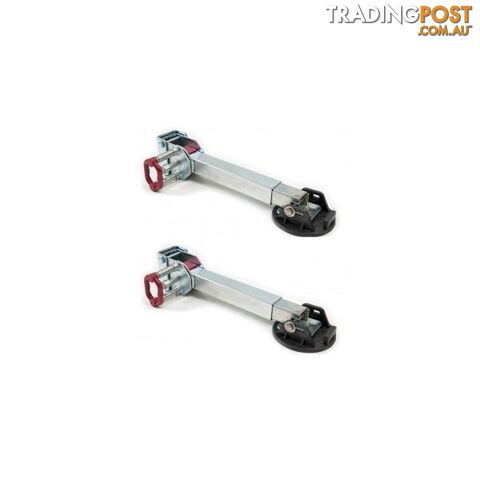 2 X ALKO 740mm Drop Down Stabiliser Leg Corner Steady AL-KO Big Foot Design