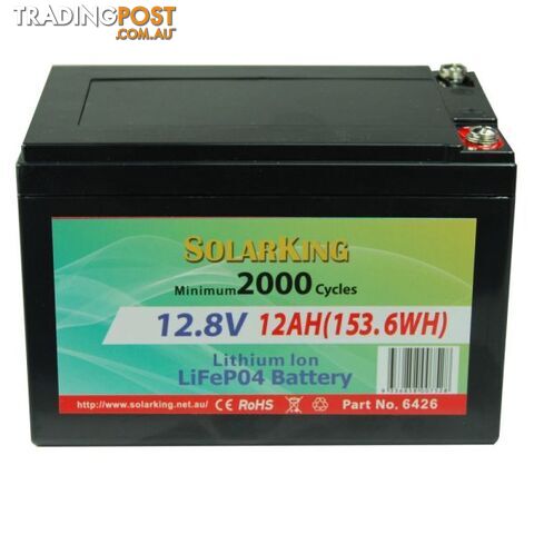 Solarking 12Ah 12V Lithium Iron Battery LiFePo4 LB-12-12-10