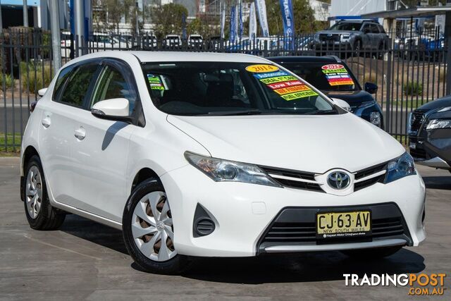 2014 TOYOTA COROLLA ASCENT ZRE182R HATCHBACK